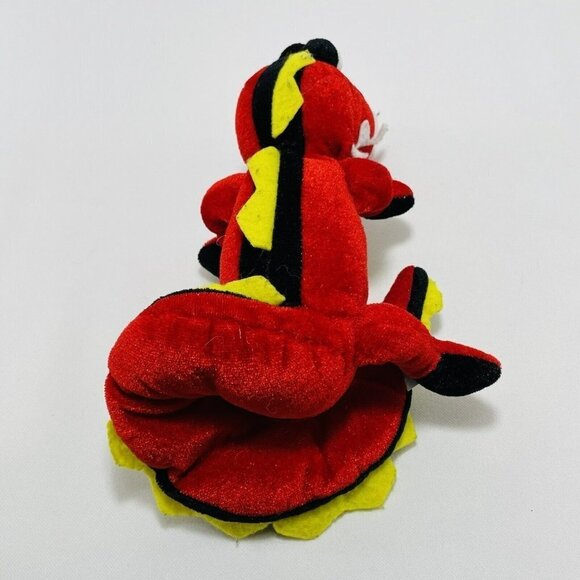 BJ Toy Red Dragon Plush 8” Chinese New Year Lunar Fire Asia Asian Animal Sitting - Picture 6 of 12